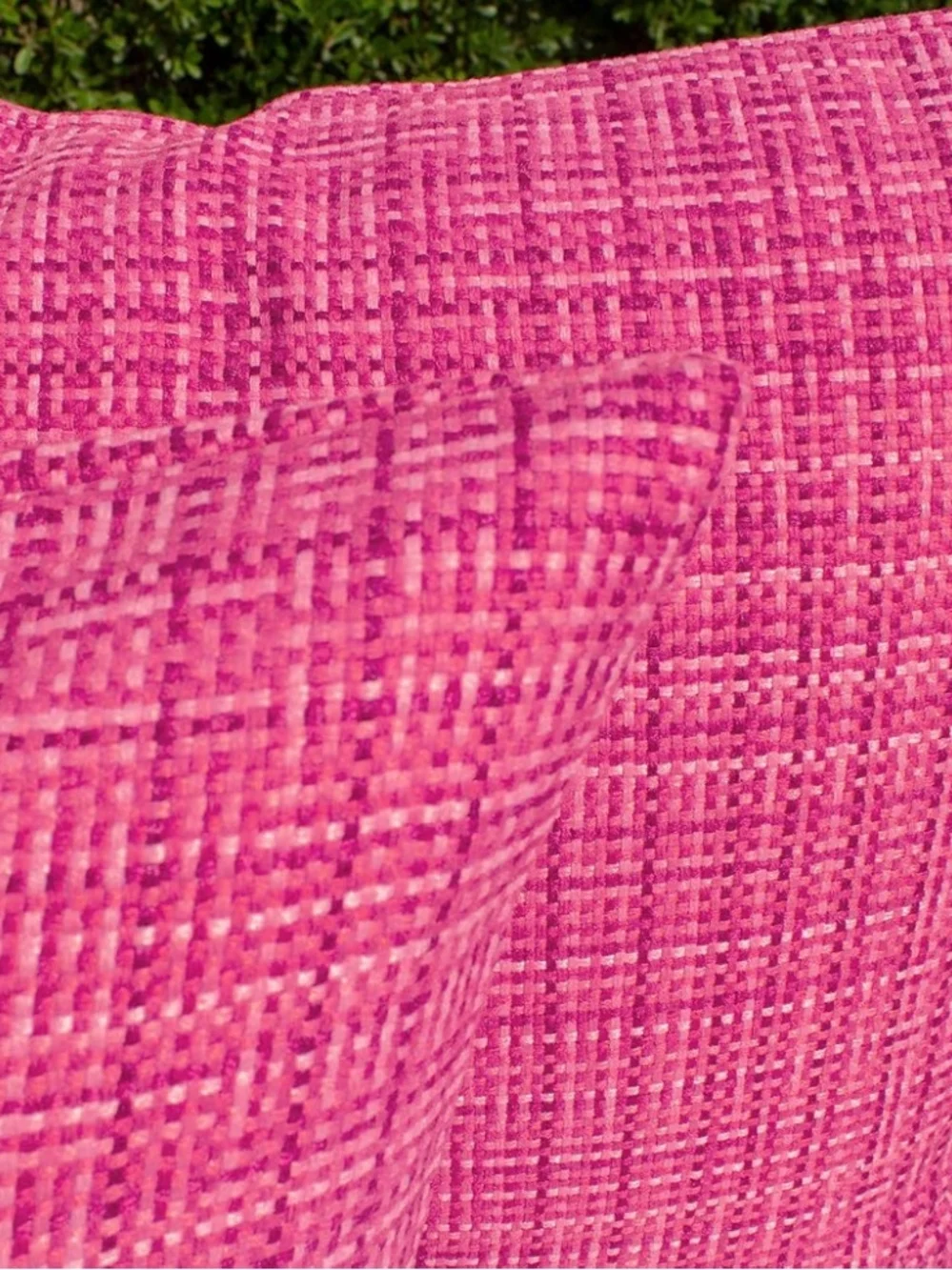Hot Pink Textured 12x24 Lumbar Pillow Covers Set Of 2